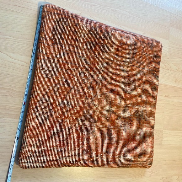 IKEA Bokarv Orange Tapestry Recycled Turkish Wool Rug Pillow Case Carpet Cover - Picture 3 of 7